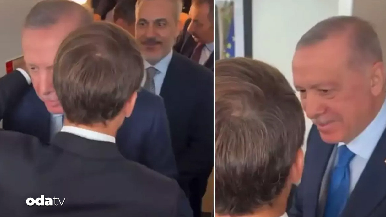 erdogandan macrona gulduren cevap zirveye damga vuran anlar SAYH5uL8