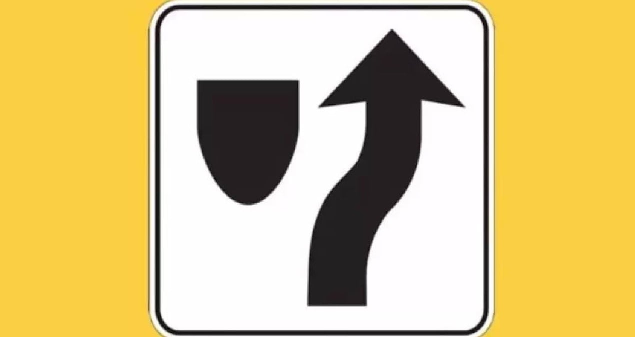 Dil işaretli trafik levhası merak konusu oldu: İşte anlamı