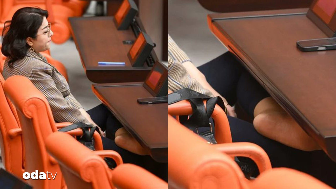 Meclis’te dikkat çeken kare