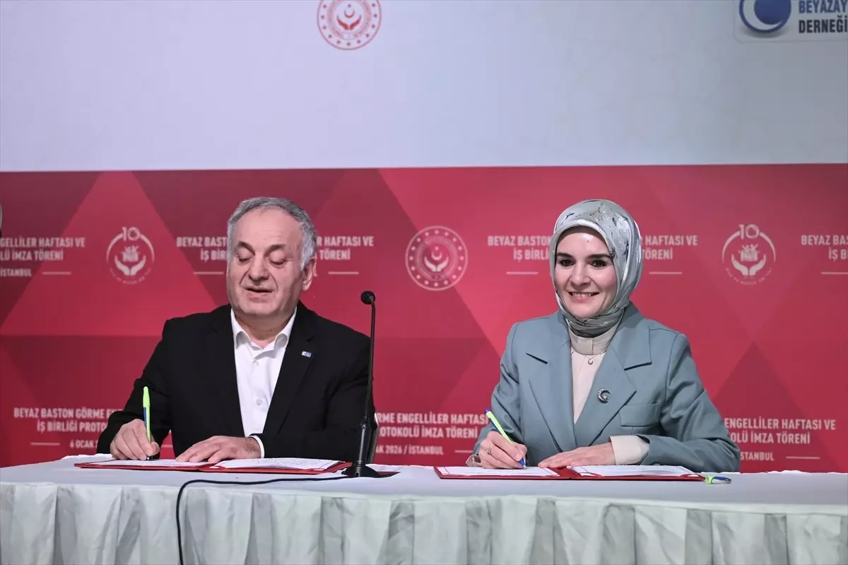 Bakan Göktaş, “Beyaz Baston Görme Engelliler Haftası ve İşbirliği Protokolü İmza Töreni”nde konuştu Açıklaması